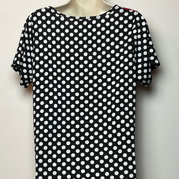 LuLaRoe Floral w/Polka Dot Sleeves - Purple Multi *Coupon - Picture 7 of 11